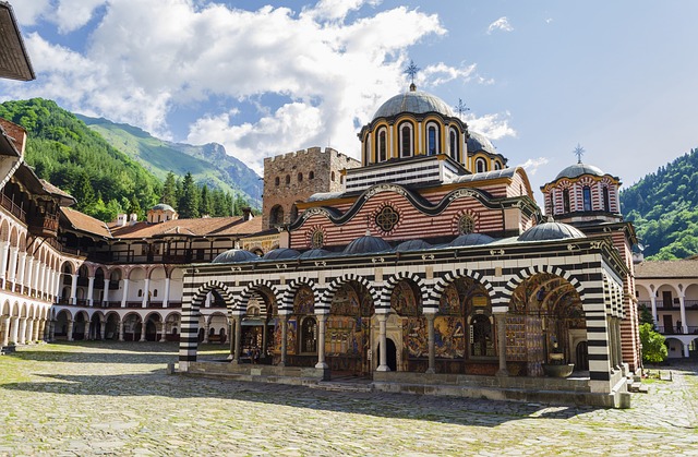 A beautiful Eastern Orthodox monastery complex nestled in the Rila Mountains.
